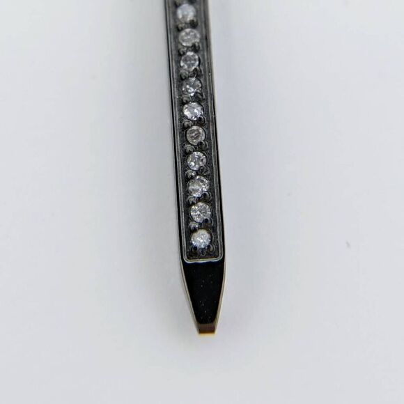 Adornia Champagne Genuine Diamond Spike Pendant Necklace 0.10 ctw - Picture 4 of 8